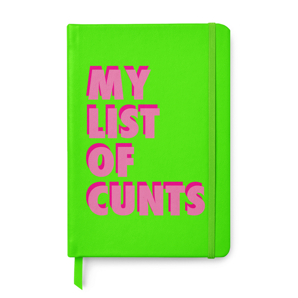 List of Cunts Leather Style Notebook #5 image